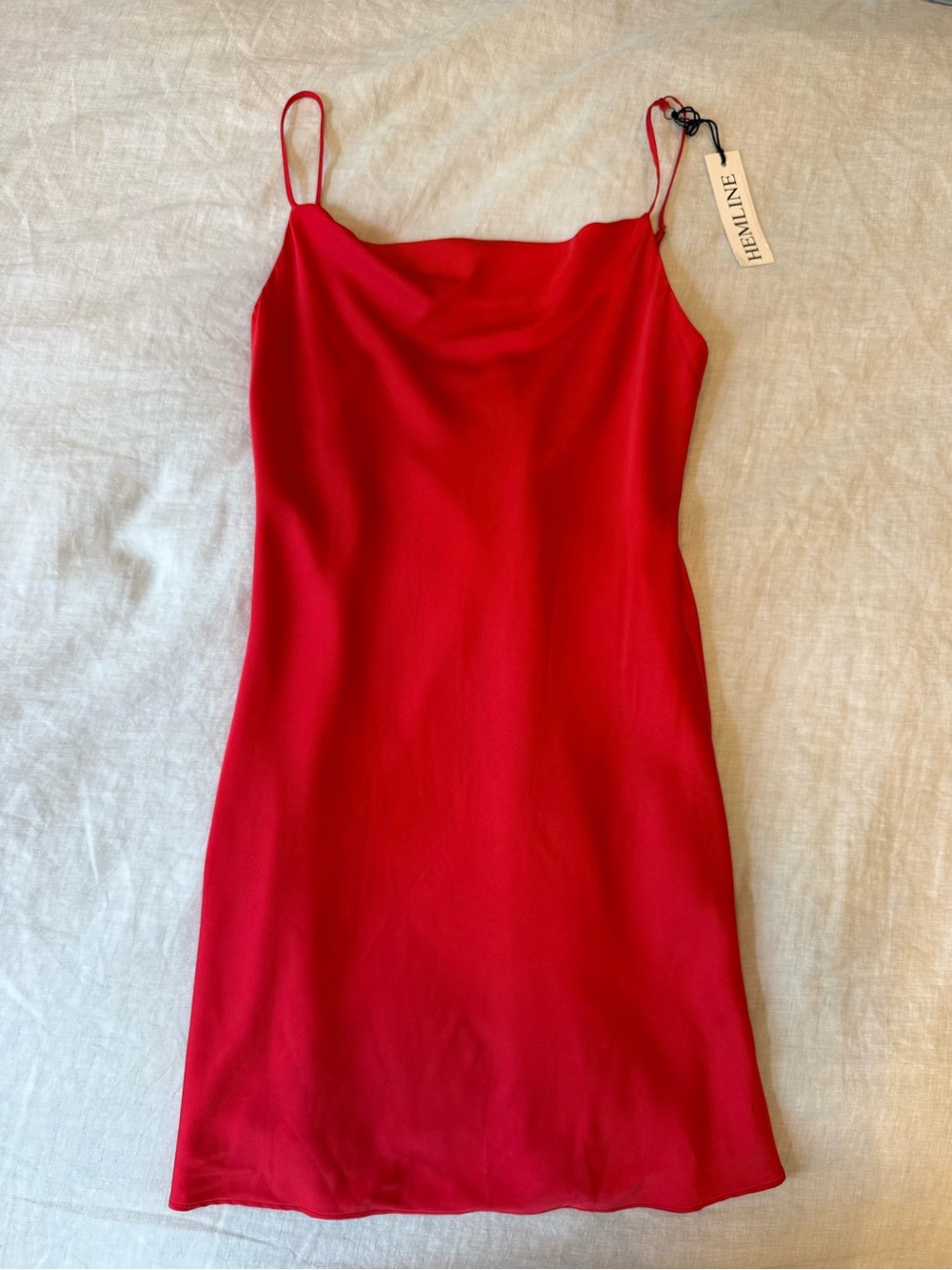 *NWT* Satin Slip Mini Dress